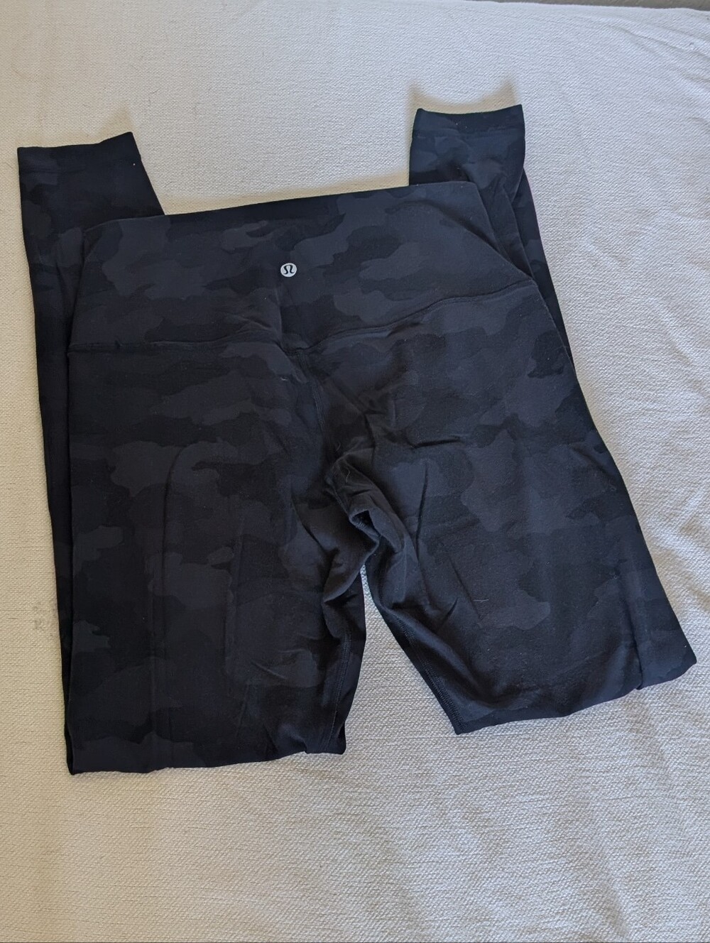 Lululemon Black Camo Align Leggings